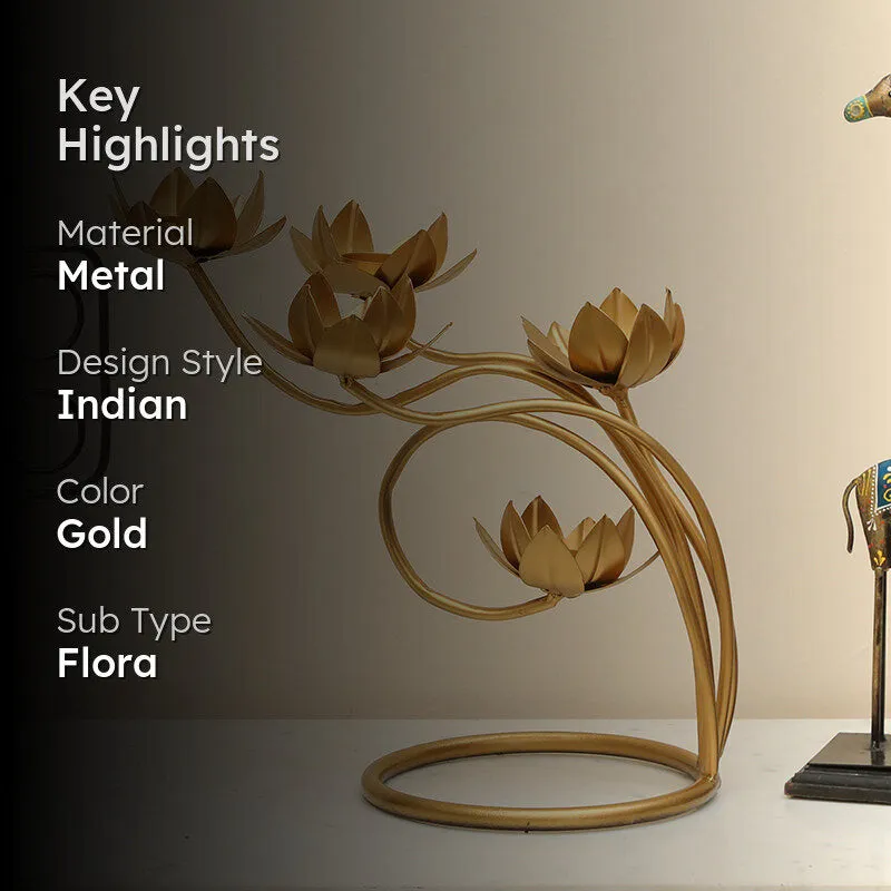 Refined Bloom Metal Showpiece media 2