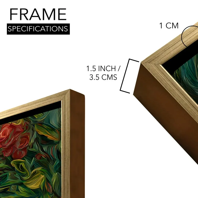 Leaflight Canvas Wall Painting With Frame media 8