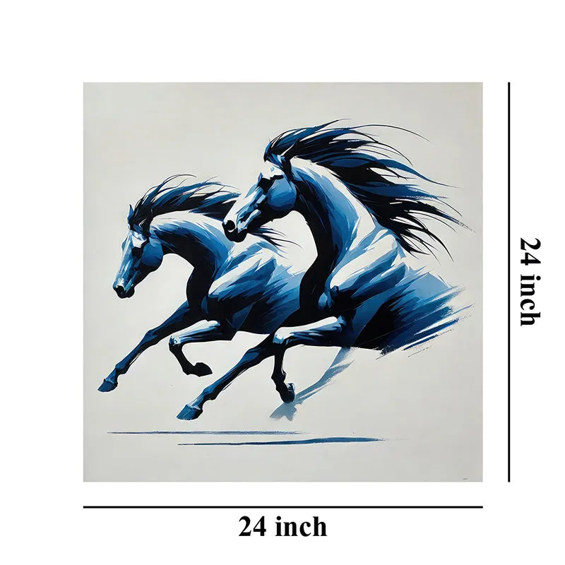 Galloping Horses Wall Painting media 8