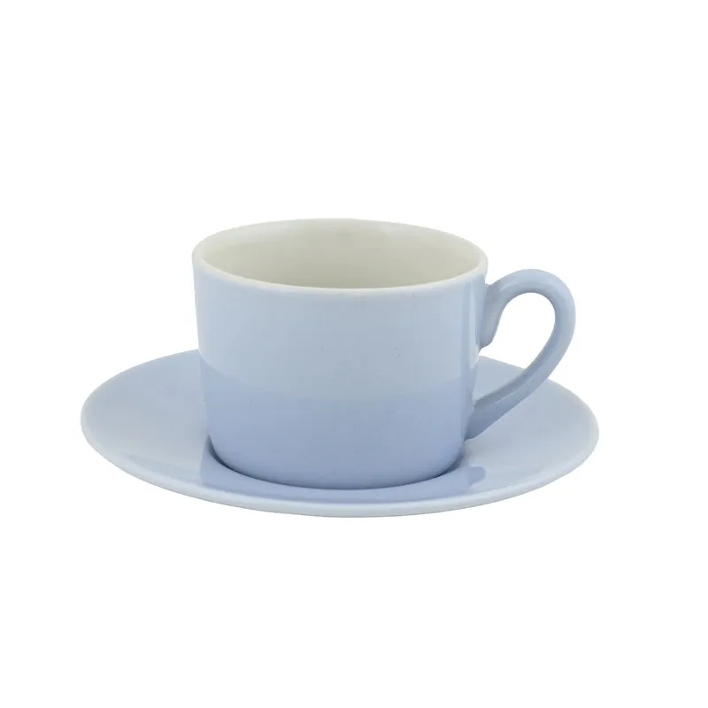 MochaMuse Cup & Saucer (Blue/190 mL Each) - Set of Six - 5