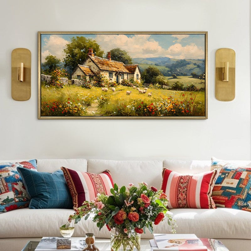 Blooming Valley Retreat House Wall Art