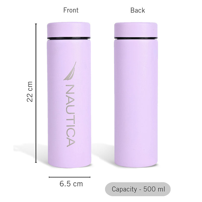 Nautica Crystallum Insulated Stainless Steel Hot & Cold Travel Bottle (Lavender) - 500 mL media 8