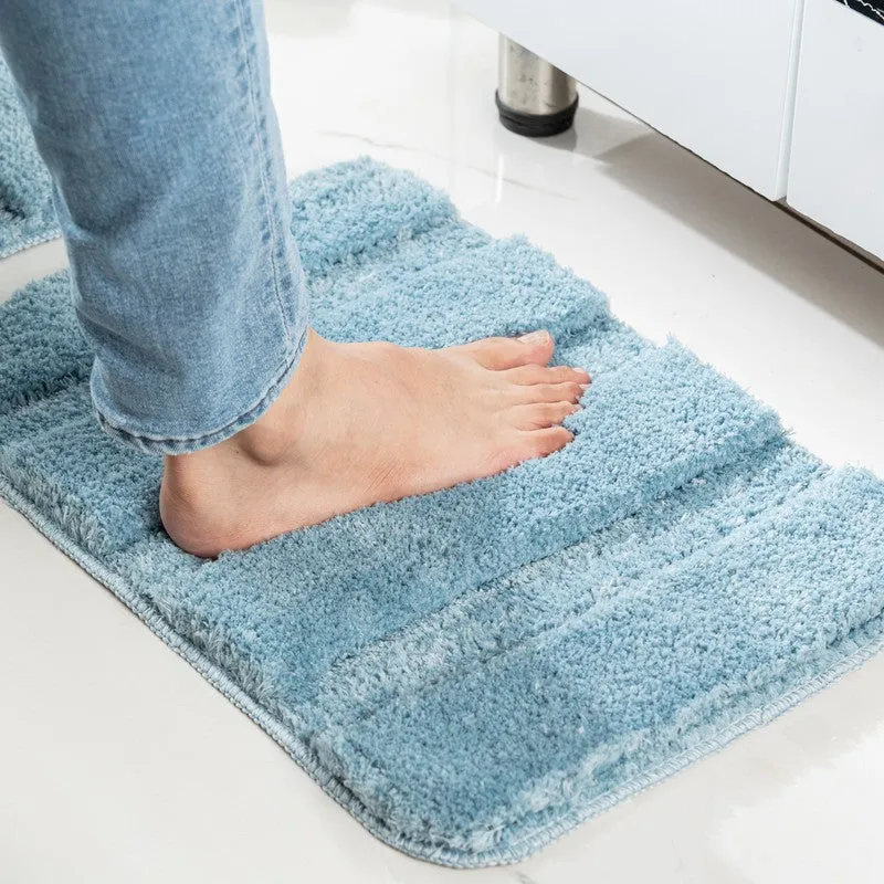 CozyMist Bathmat ( blue ) - Set Of Two media 4