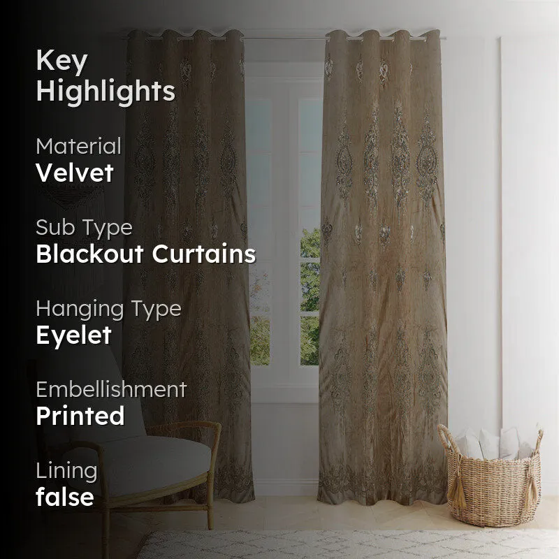 Sandstone Elegance Curtain - Set Of Two media 2