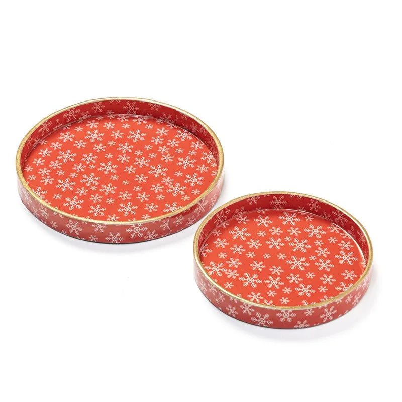 Holly Cheer Serving Tray - Set Of Two media 4