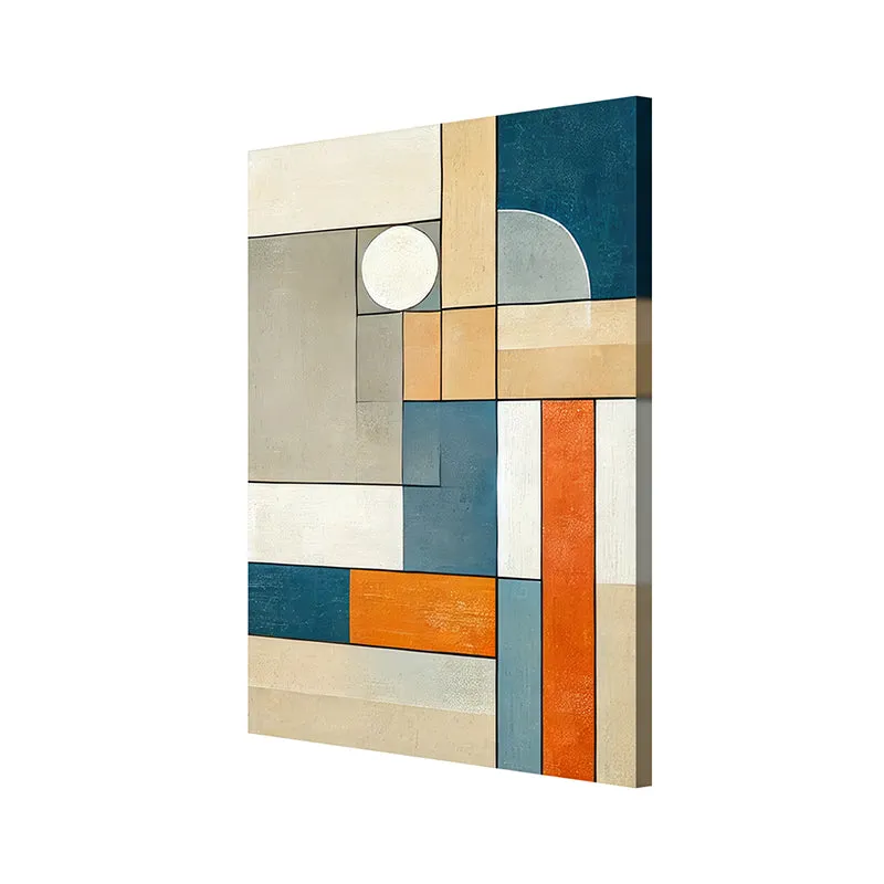 Fluid Geometry Wall Painting media 4