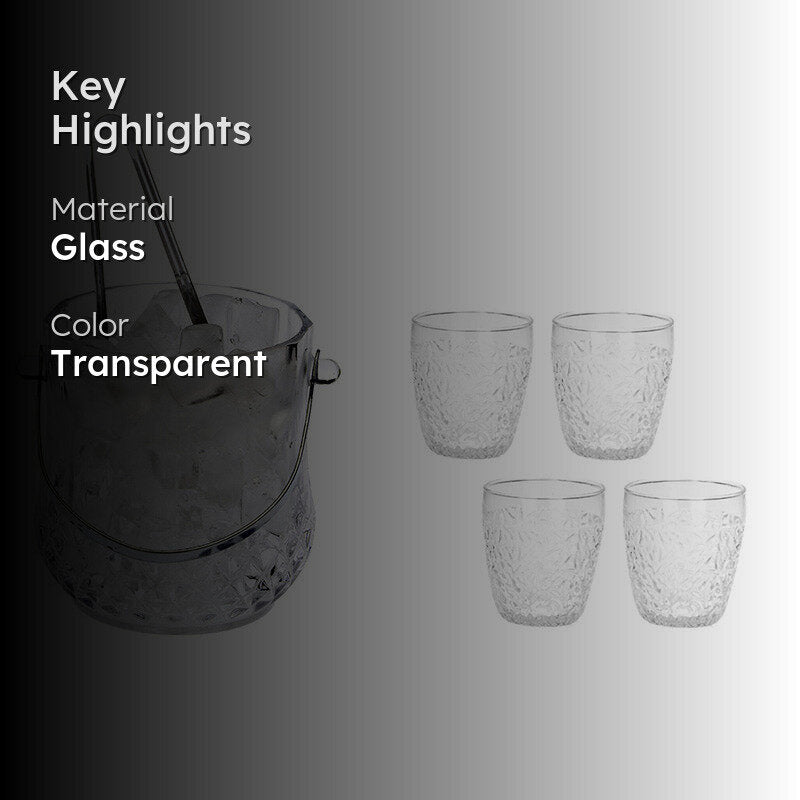 Lynx 1000 MLIce Bucket With 200 ML Glass - Six Piece Set media 2
