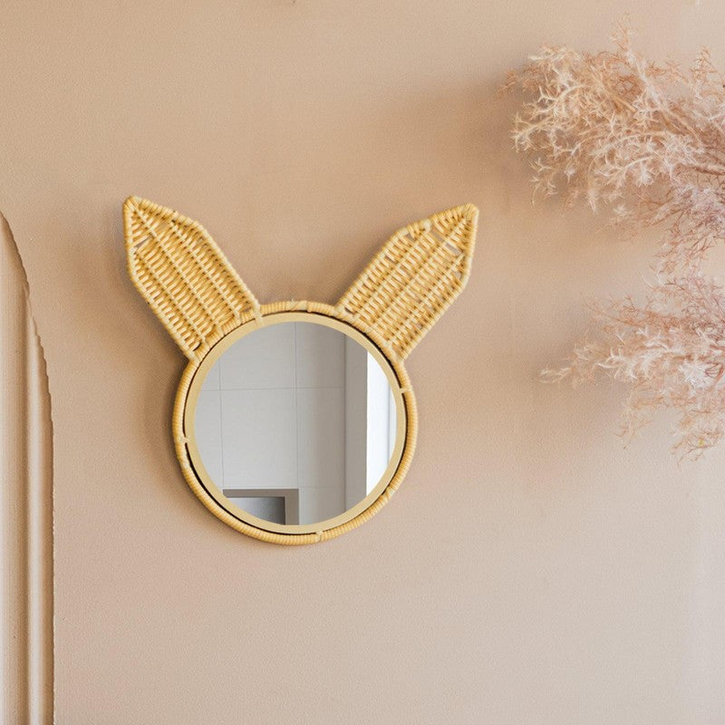 Orange Tree Rabbit Cane Wall Mirror media 4