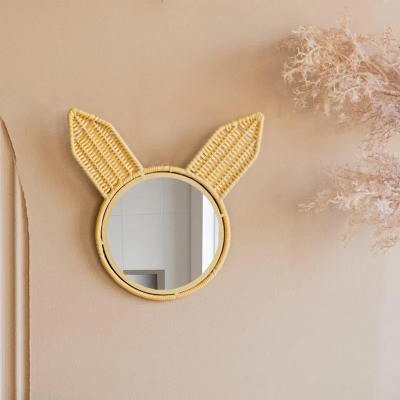 Orange Tree Rabbit Cane Wall Mirror media 4