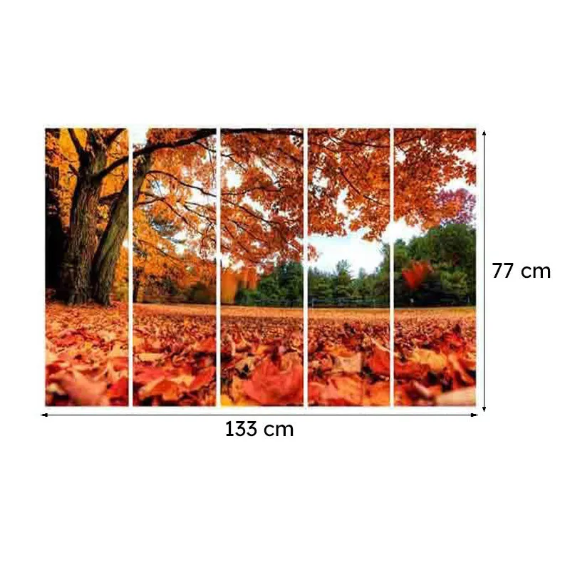 Autumn Bliss Canvas Wall Art - Five Piece Set media 8