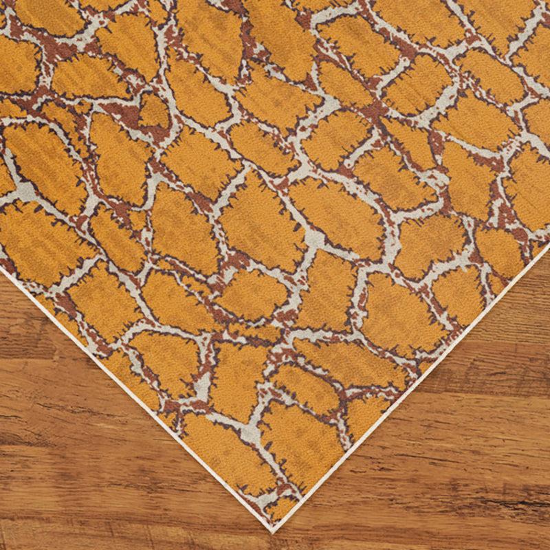 Ailin Abstract Polyester Anti-Skid Carpet - Yellow media 5