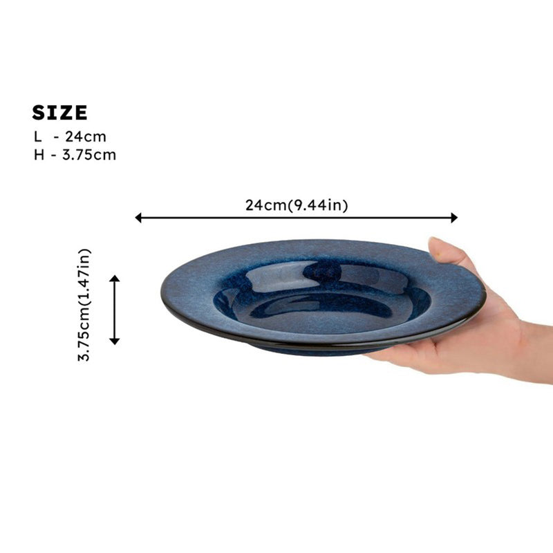 Reactor Ceramic Pasta Plate (Blue) - Set Of Two media 8