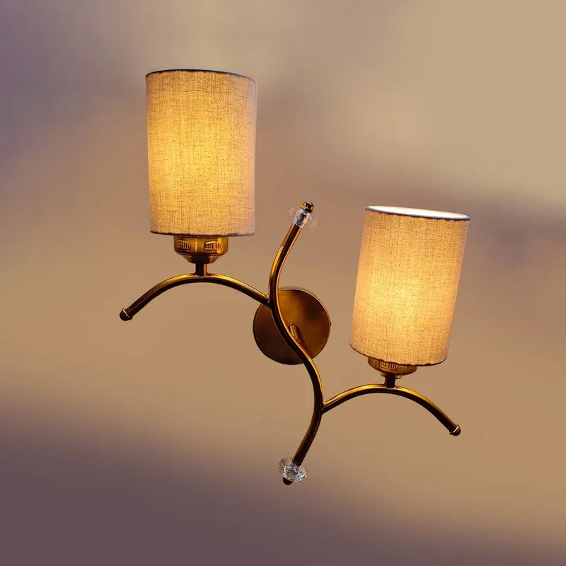 LumiBranch Dual Cotton Wall Lamp - Grey media 6