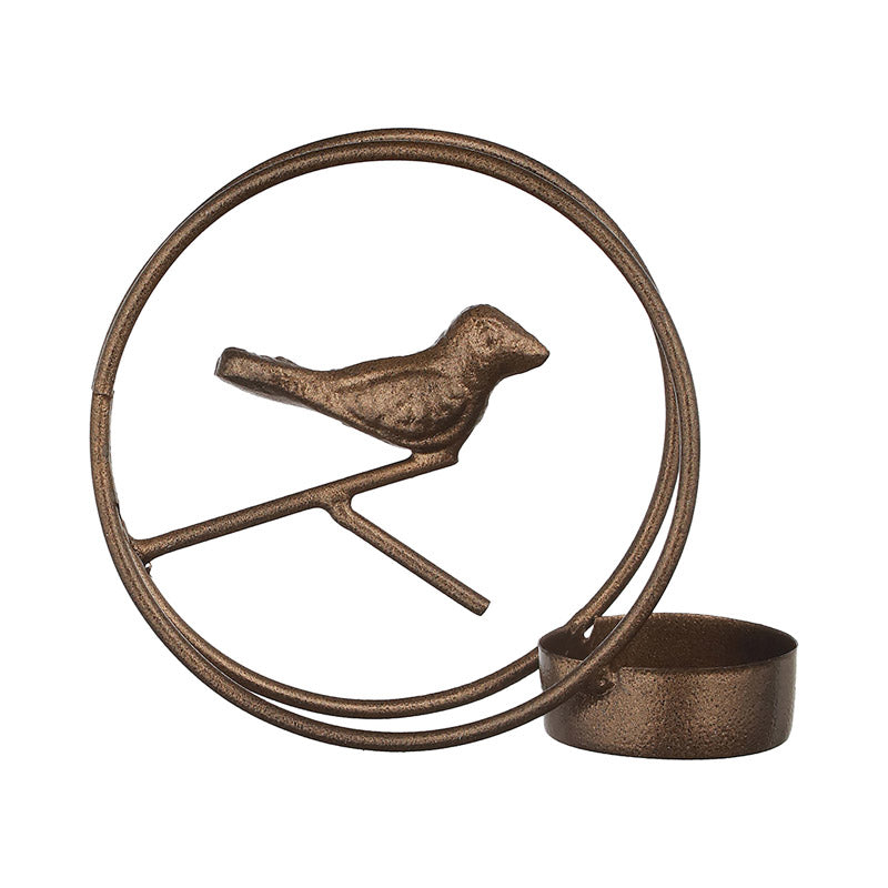Alaiza Chirp Tealight Candle Holder (Copper) - Set Of Four media 3