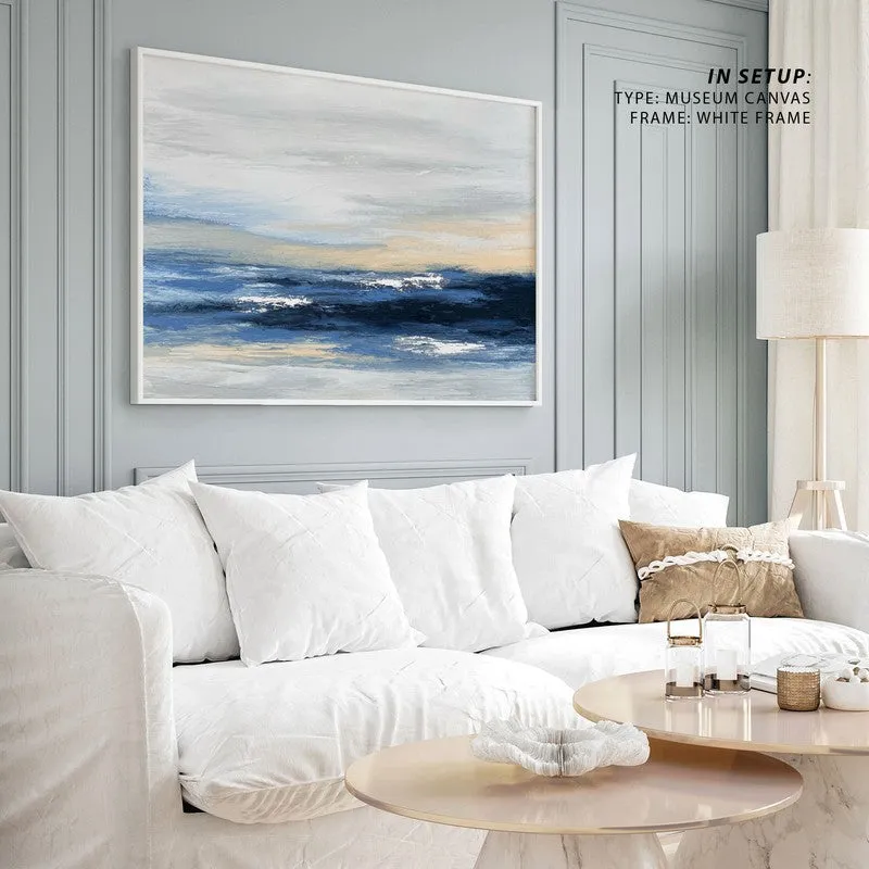Harvest Reflections Canvas Wall Painting - Black Frame media 3