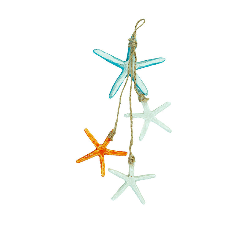 Starfish String Wooden Wall Accent (Light Blue) - Set Of Two media 4