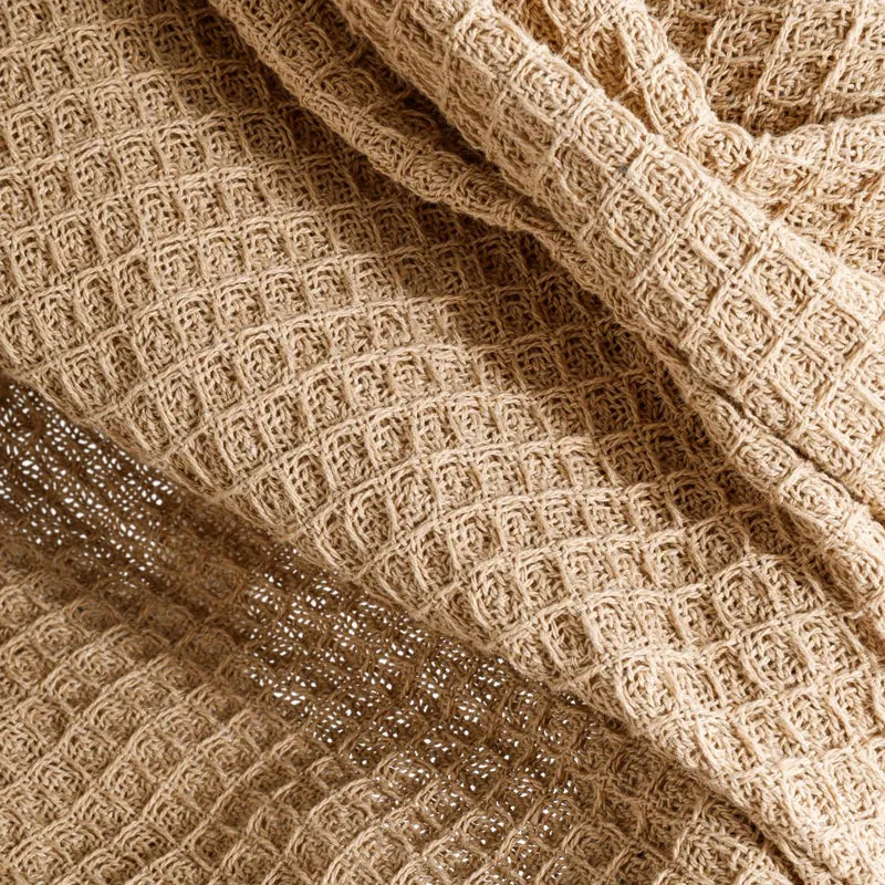 Ash Blend Throw - Beige media 3