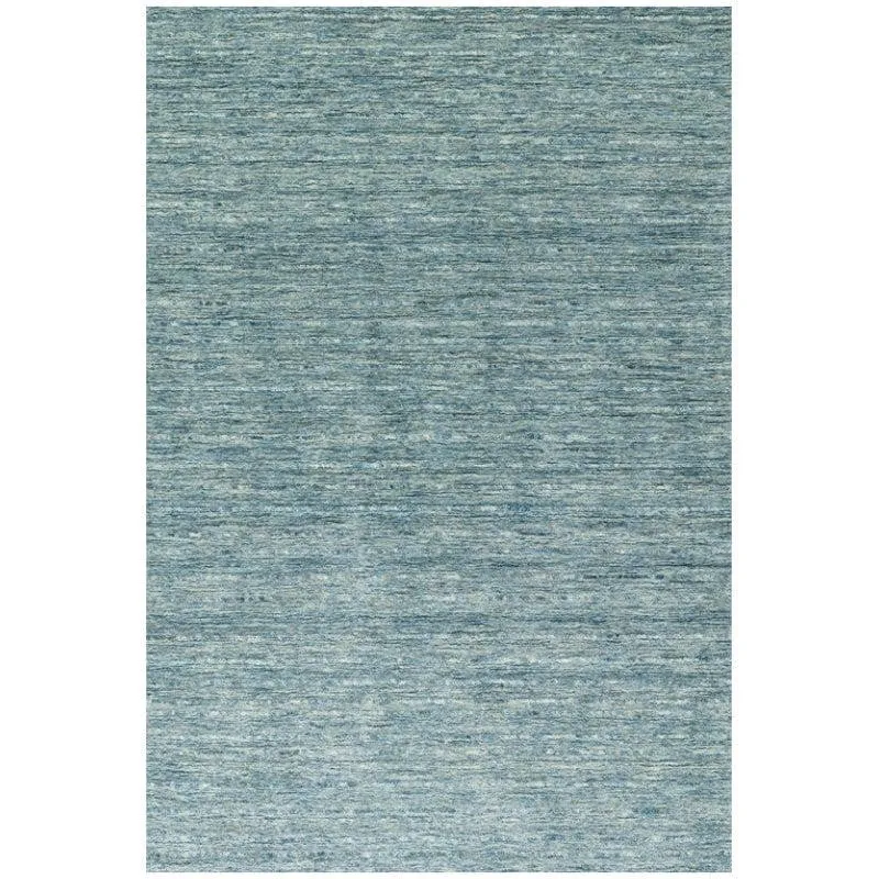 Leyla Hand Woven Wool Rug - Teal media 1
