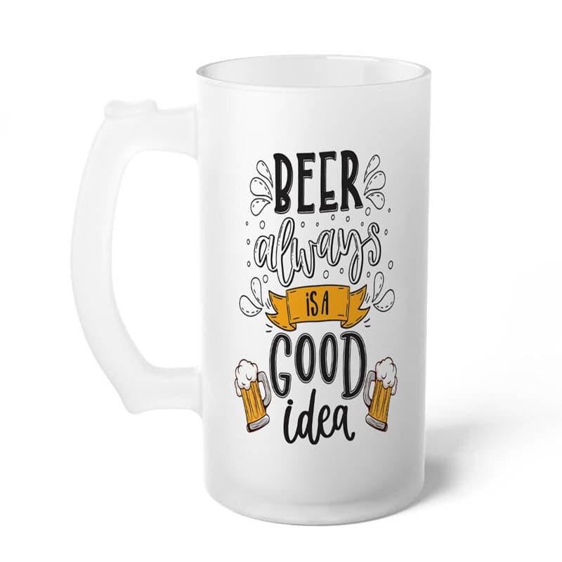 Fuchsia Beer Mug - 350 ML media 3