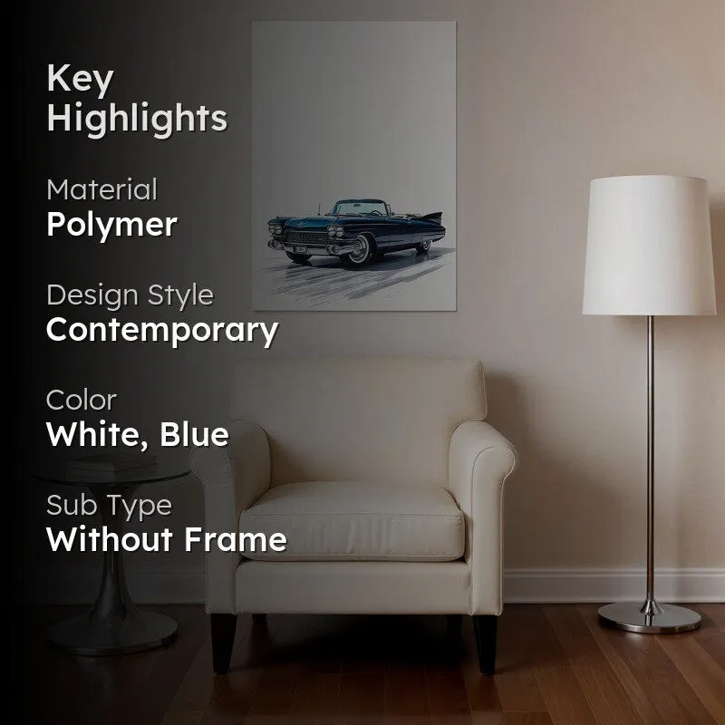 Midnight Cruiser Wall Poster - Blue media 2