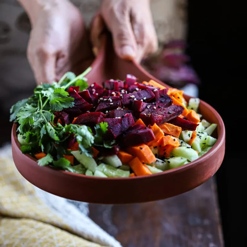 Mittika Terracotta Platter With Handle media 4
