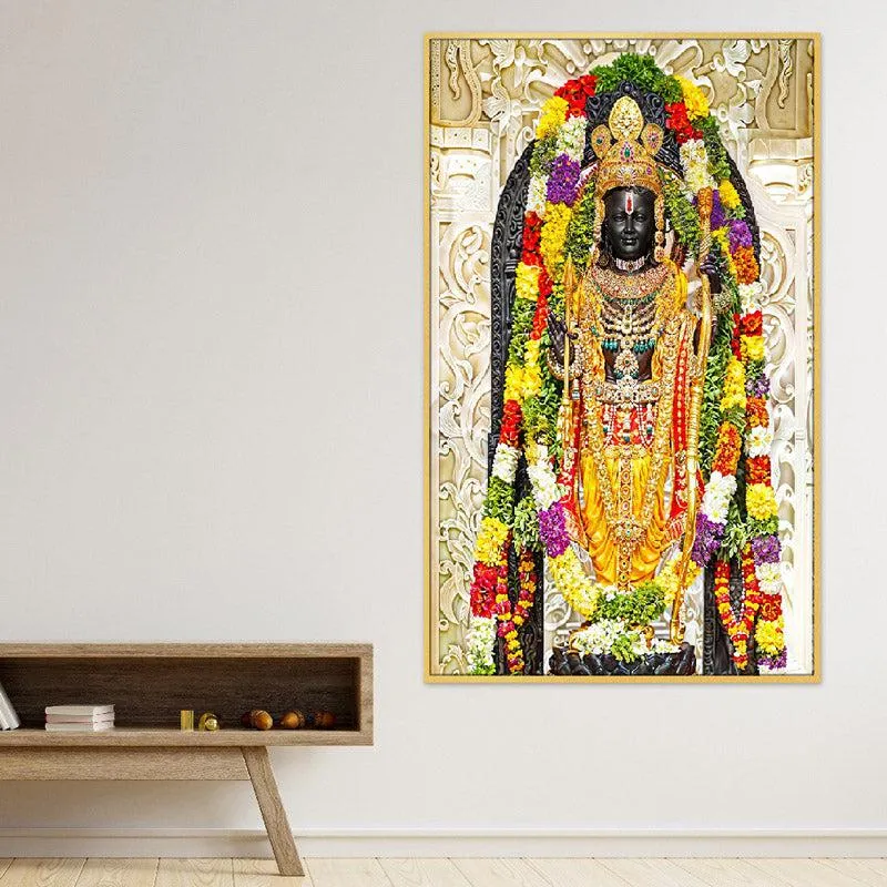 Tirupati Deva Canvas Wall Painting With Frame media 4