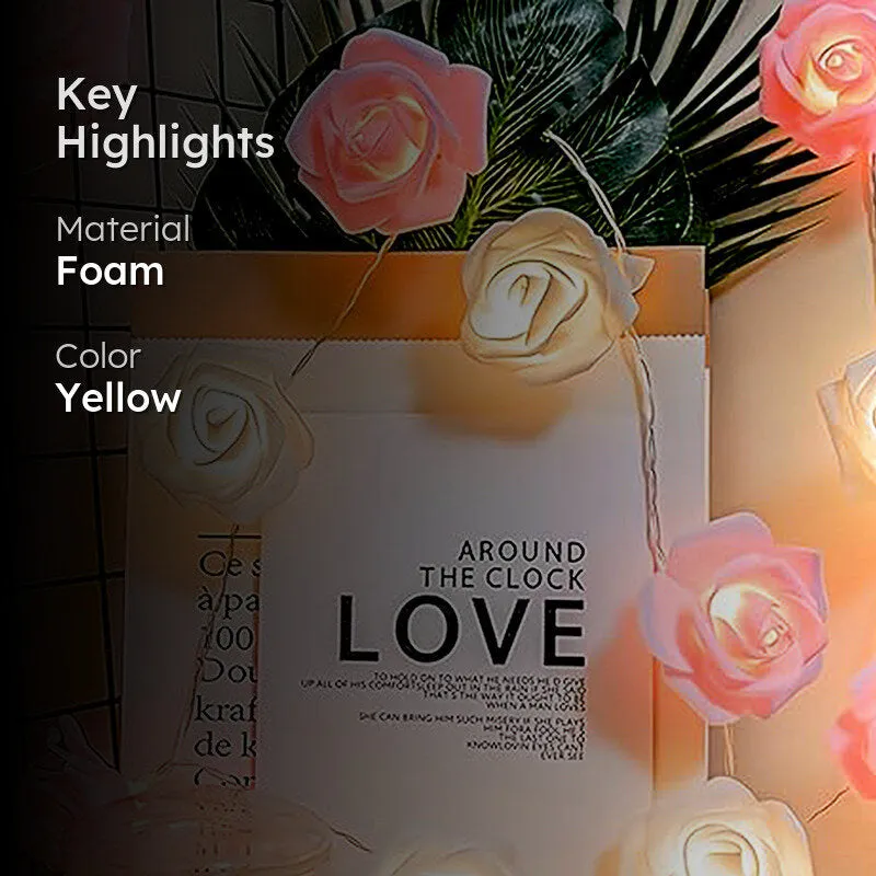 Eternal Rosa Foam String Light - Multicolor media 2