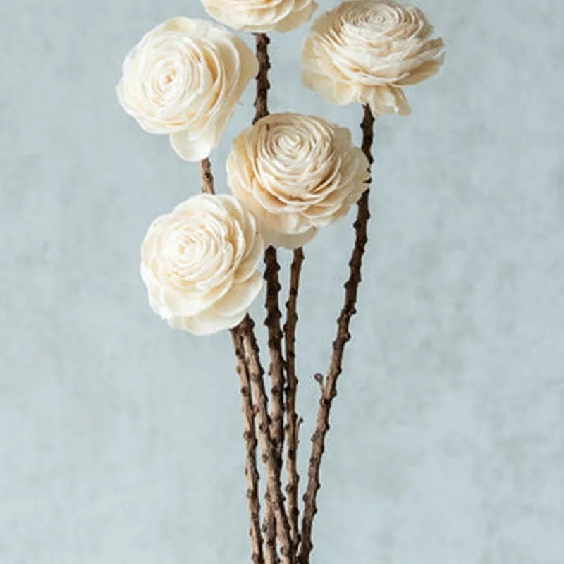 Asaina Adjustable Sola Wood Flower Stick - Set Of Eight media 6