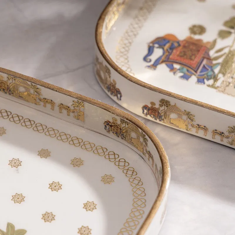 Hathi (E - Shahi Serving Tray) - Set Of Two media 3