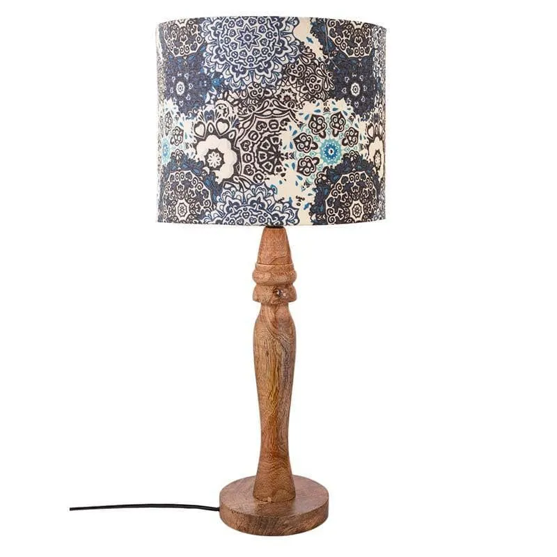 Mandala Fabric Table Lamp - Multicolor media 3