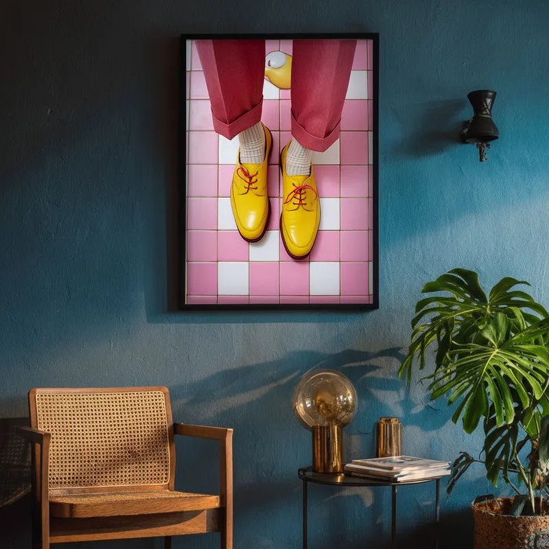Candyland Canvas Archival Canvas Wall Art - Black Frame media 4