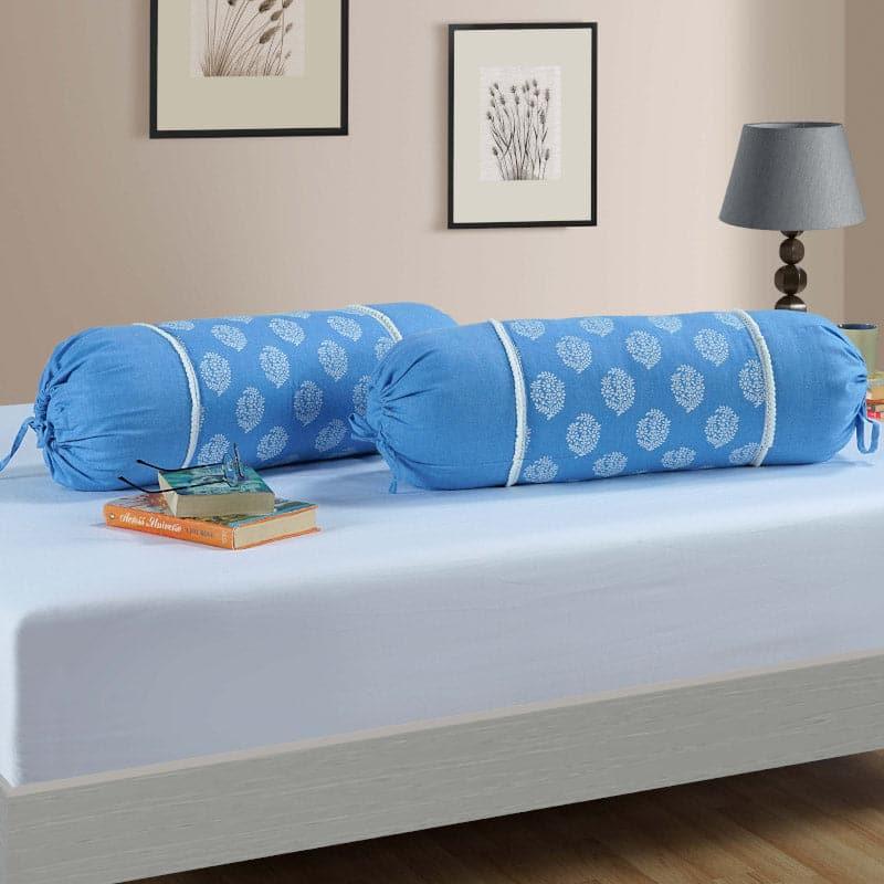 Triva Pastel Bolster Cover - Set Of Two - 15x30 inch