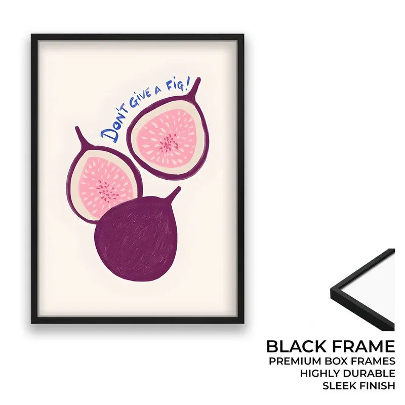 Fresh Fig Archival Canvas Wall Art - Black media 8
