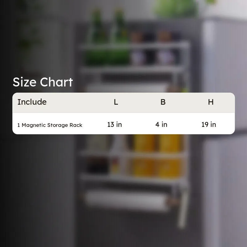 Qura Magnetic Kitchen Rack - White media 6