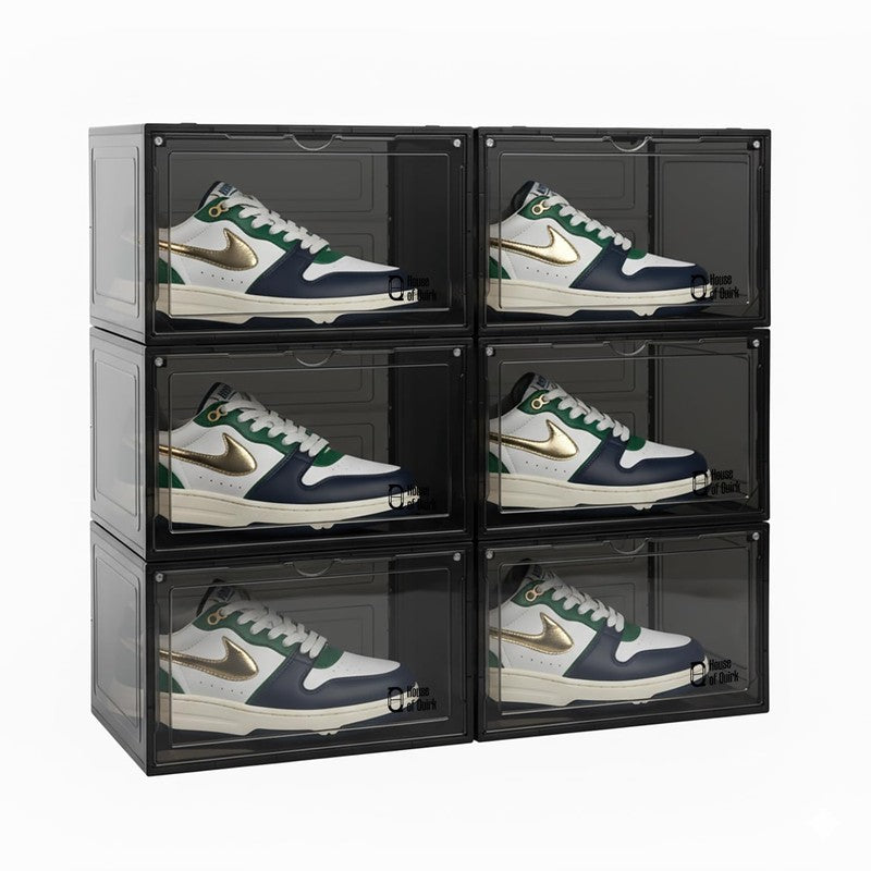 Pair Keep Shoe Rack (Black) - Set Of Six media 4