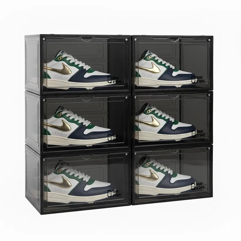 Pair Keep Shoe Rack (Black) - Set Of Six media 4
