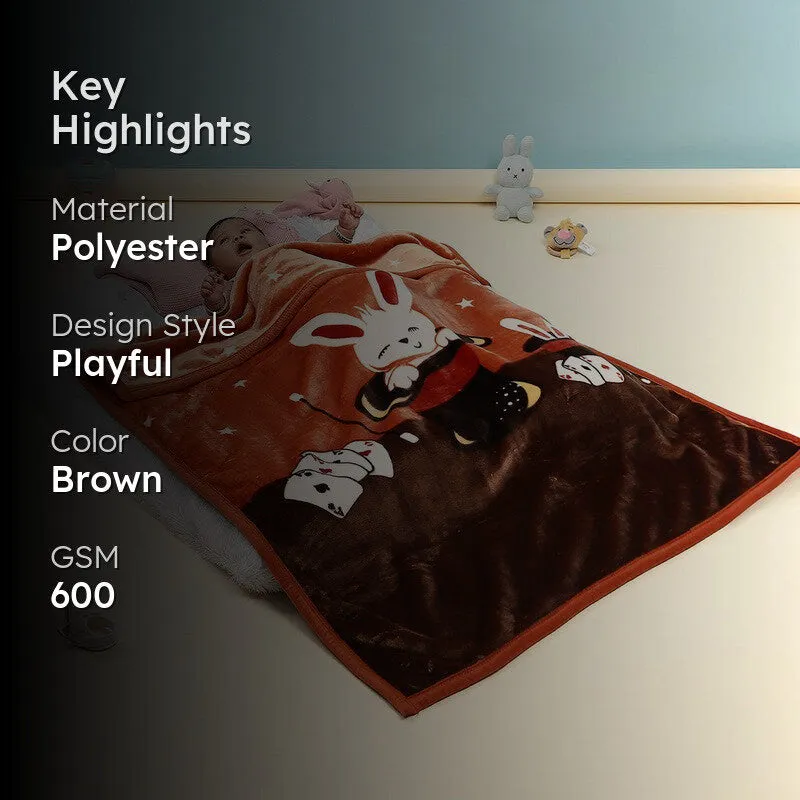 Monte Carlo Bunny Bliss Kids Blanket - 600 GSM media 2