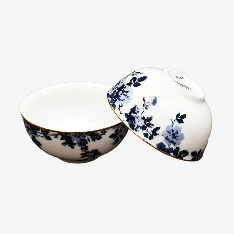 Zeneta Leaves 24k Gold Brushed Porcelain Dinner Set - 21 Piece Set media 6