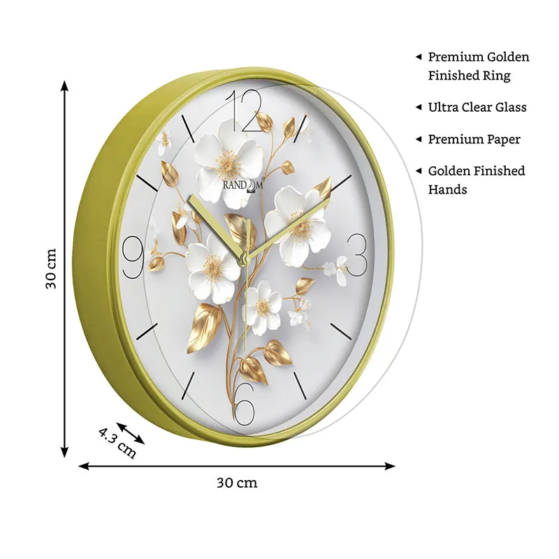 Paradise Petals Plastic Wall Clock media 7