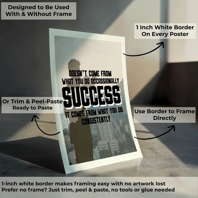 Success Mindset Wall Poster media 9