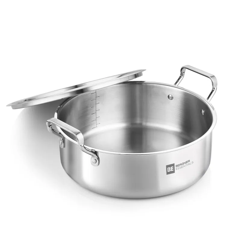 Bergner Stainless Steel Biryani Pot With Lid- 3900 ML media 3