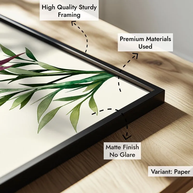 Wing & Willow Botanical Archival Paper Wall Art With Frame media 7