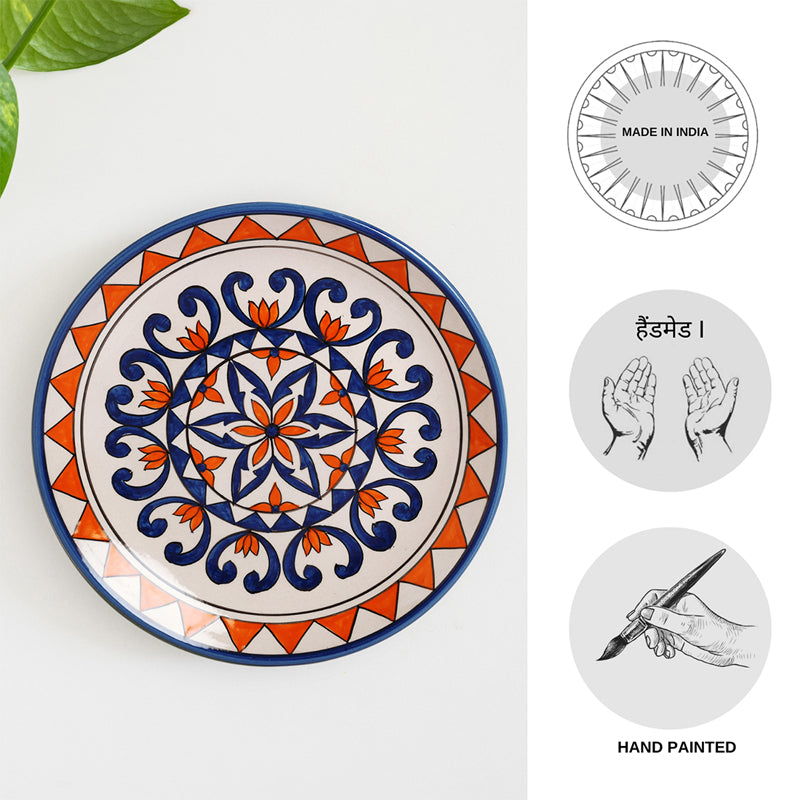 Star Real Handpainted Wall Plate media 3