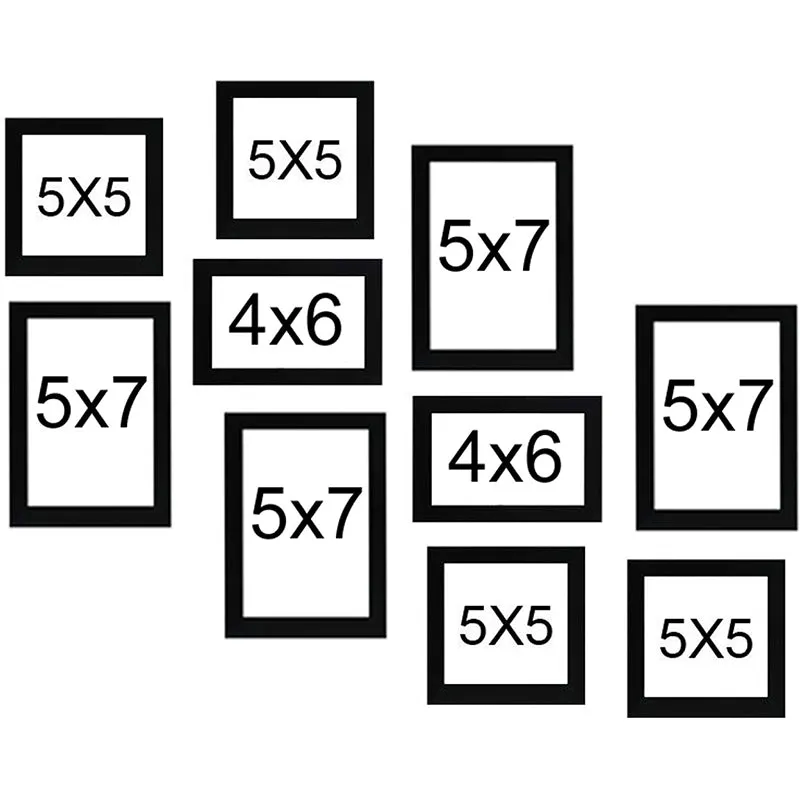 Safi Photo Frame (Black) - Set Of Ten media 6