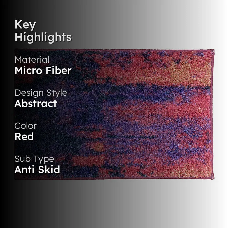 Naplet Micro Fiber Bath Mat - Red media 2