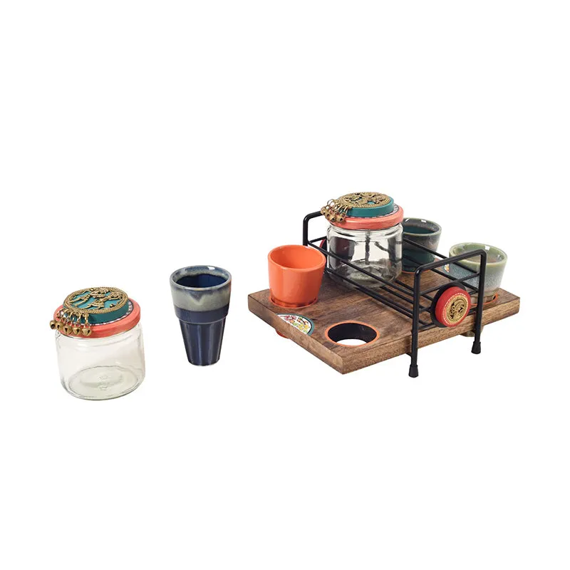 Ritika Jar Set With Tray - Seven Piece Set media 3