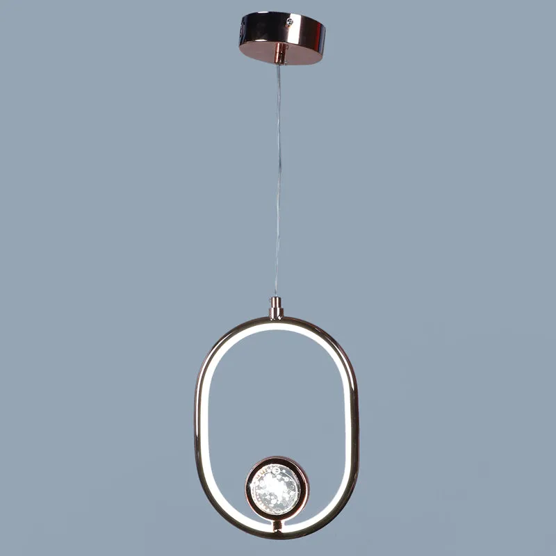Hailera Iron Ceiling Lamp - Oval media 10