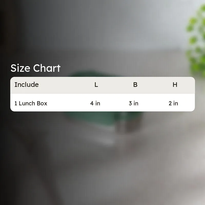 Omera Lunch Box (Green) - 150 mL media 7