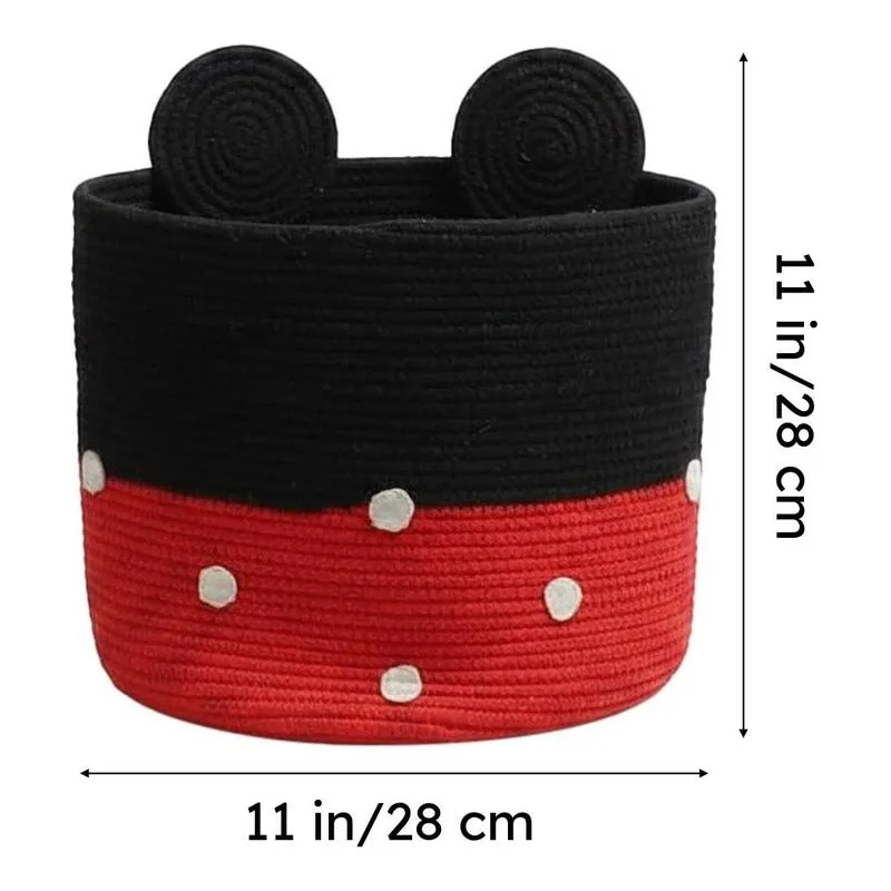 Mickey Mix Cotton Storage Basket media 6