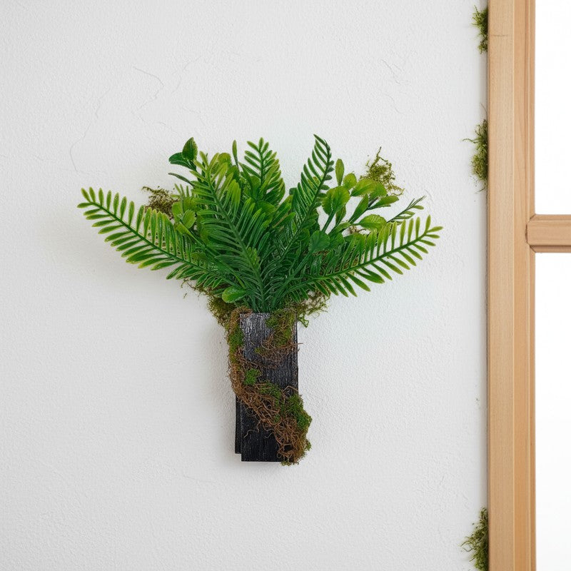 ZyraGreen Wall Mount Artificial Plants - 0.8 Feet